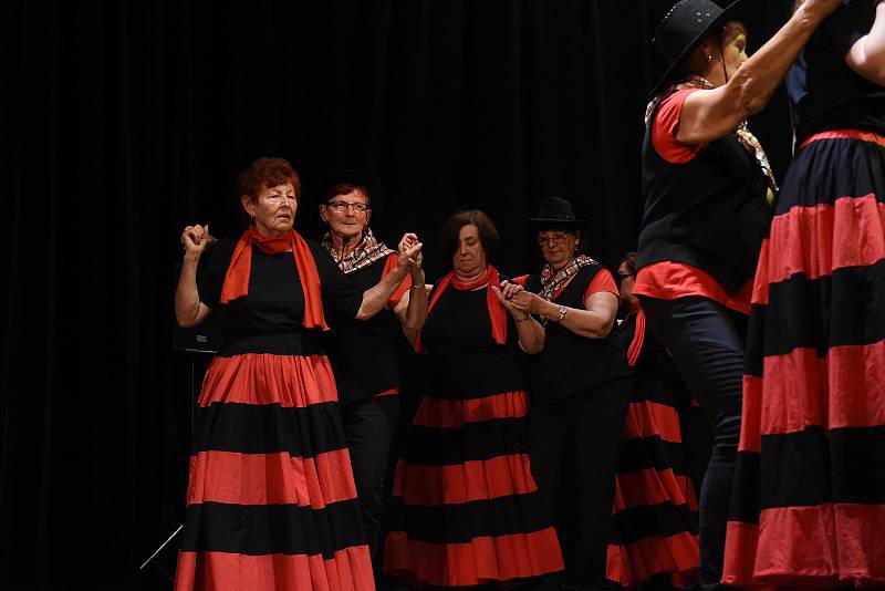 Z tanečního večera v kolínském sále Domu dětí a mládeže Kolín Na Zámecké, který uspořádalo Gina Bellydance Studio.