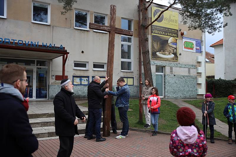 Velkopáteční obřady v Českém Brodě.