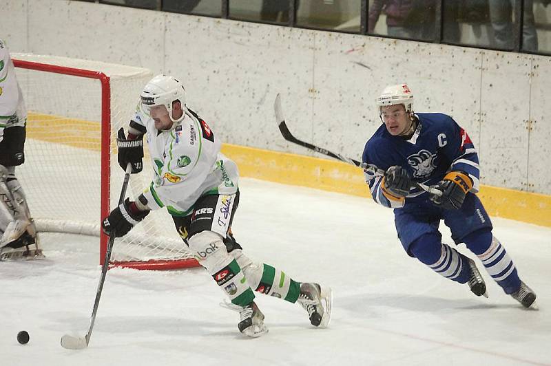 Z druhého utkání čtvrtfinále play-off II. NHL;  Kolín - Trutnov