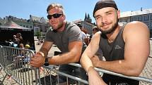 Ze závodů strongmanů v Kolíně v neděli 3. července 2022.