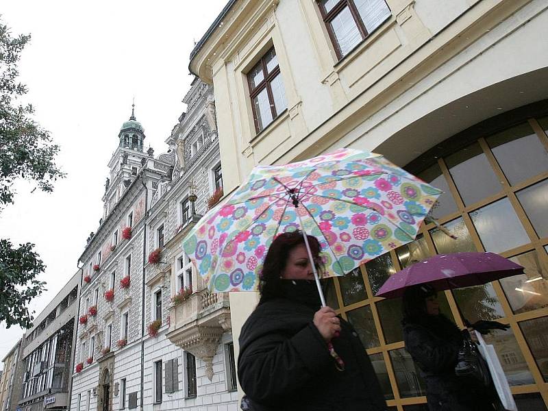 První sněhová nadílka dorazila i na Kolínsko 15. říjen