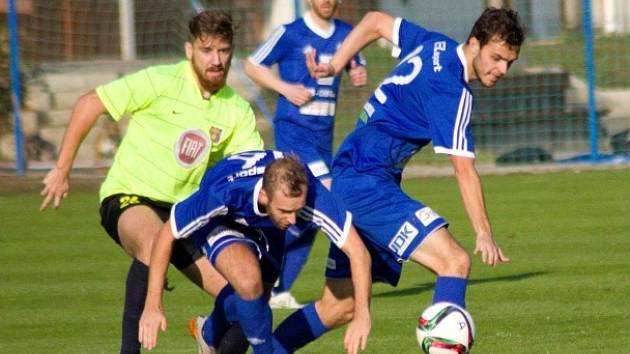 Z utkání FK Kolín - Přední Kopanina (1:1, PK 8:9).