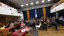 Pěvecké sbory vyzkoušely vokální party na Podzimní koncert Kolínské filharmonie, který se uskuteční v sále Městského společenského domu 6. listopadu.