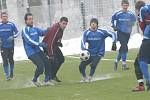 Z utkání kolínského zimního turnaje FK Kolín - Kutná Hora (4:1).