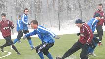 Z utkání kolínského zimního turnaje FK Kolín - Kutná Hora (4:1).