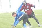 Z utkání kolínského zimního turnaje FK Kolín - Kutná Hora (4:1).