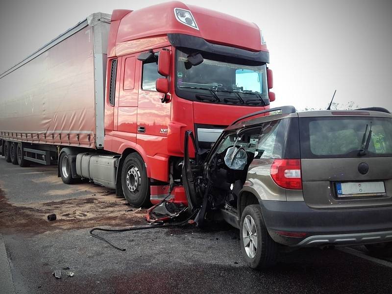 Tragická nehoda u Nové Vsi na Kolínsku.