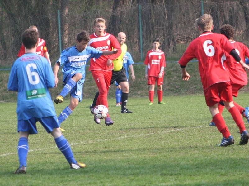 Z utkání FK Kolín U15 - Chrudim (0:2).