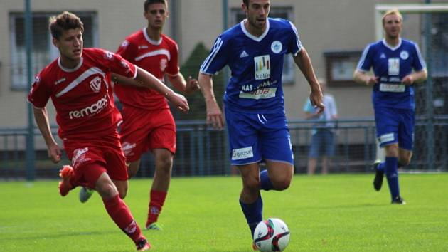 Z utkání Kolín - Pardubice B (1:1, PK 3:2).