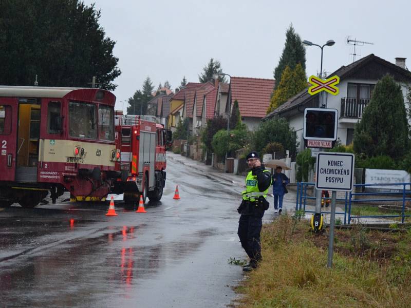 V Radimi srazil vlak muže, provoz na trati byl přerušený.