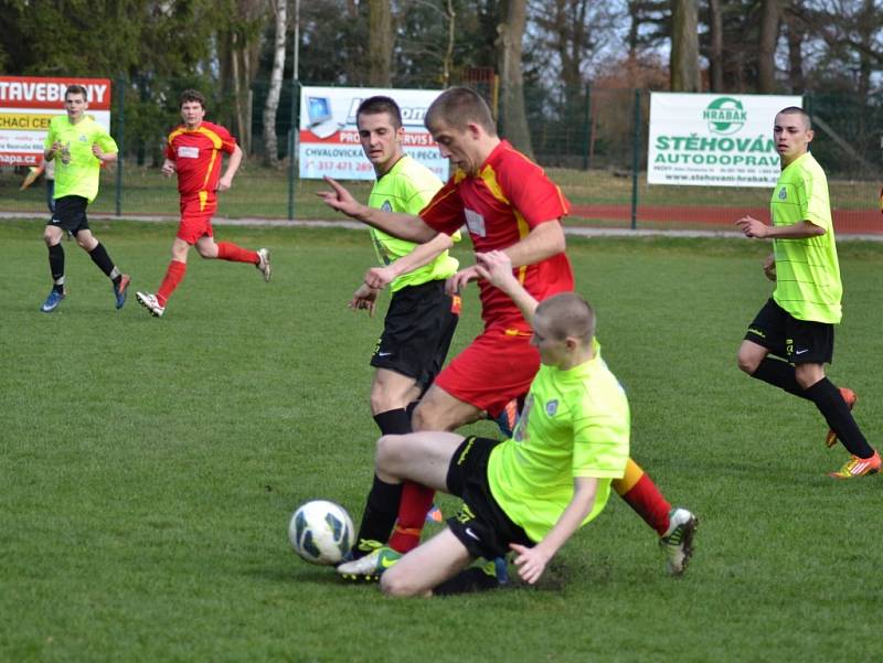 Z utkání AFK Pečky - Radim B (2:1).