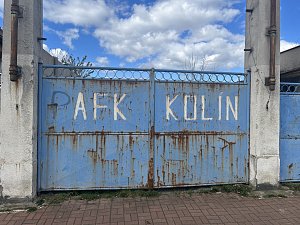 Areál fotbalového klubu AFK Kolín.