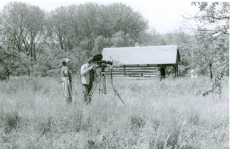 Natáčení dokumentárního filmu o skanzenech, rok 1981