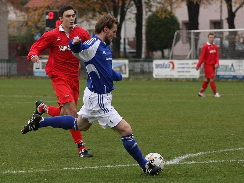 Z fotbalového utkání krajské I.B třídy Velim B - Zbraslavice