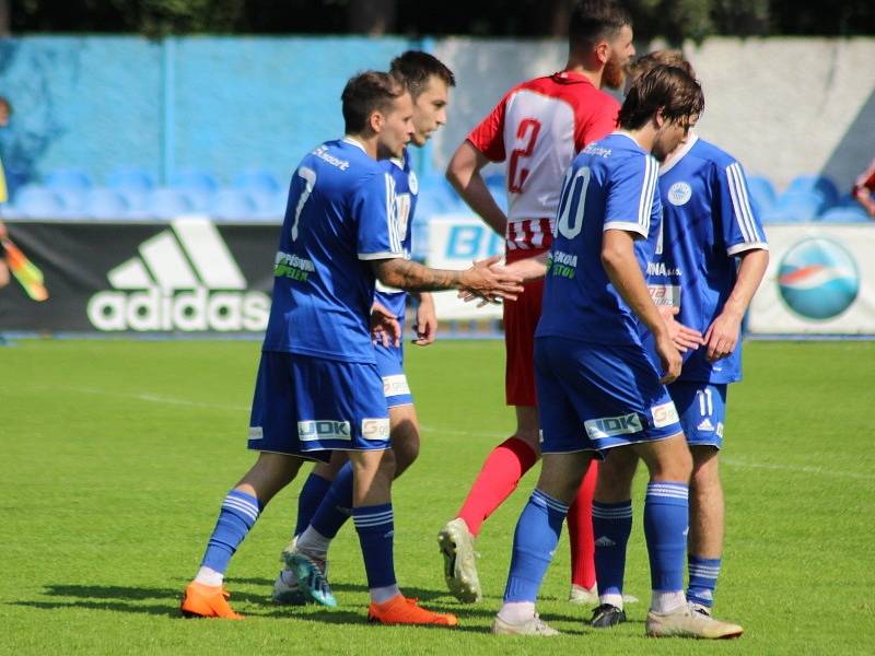 Z přípravného utkání FK Kolín - Kutná Hora (7:1).