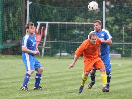 Z utkání Libodřice - Plaňany (0:0, PK 2:4).