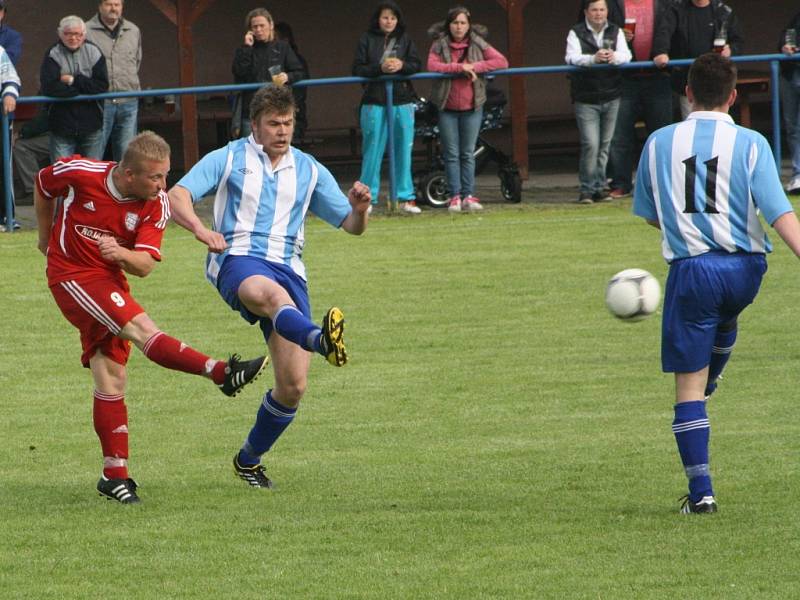 Z dohrávky Polepy - Konárovice (2:3).