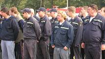 Poslední sání dobrovolných hasičů v Pňově.