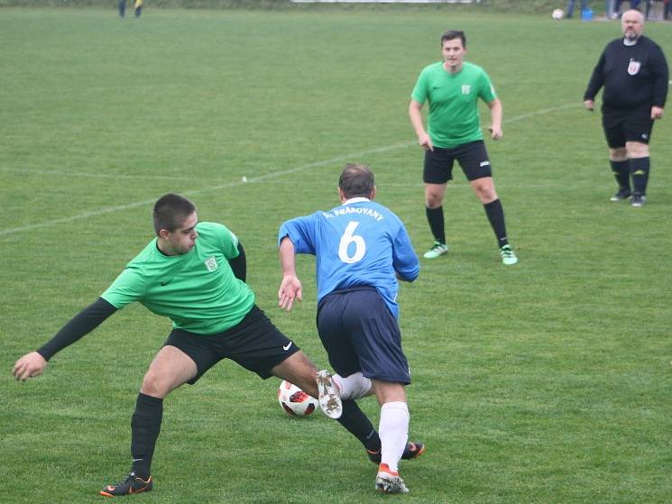 Z utkání Krakovany - Nučice (0:0, PK 4:5).