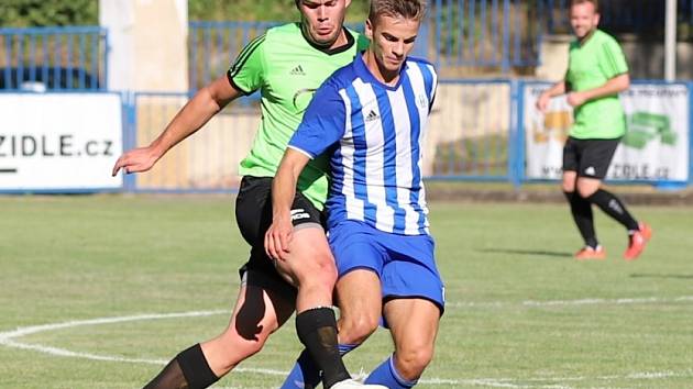 Z utkání I. A třídy Český Brod B - Rejšice (0:4).