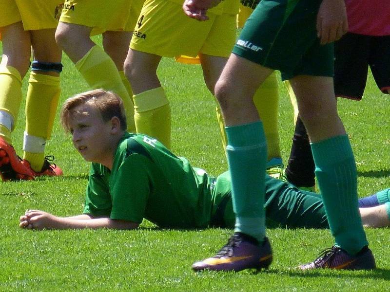 Z utkání I. A třídy žáků FK Kolín B - Kutná Hora (3:4).