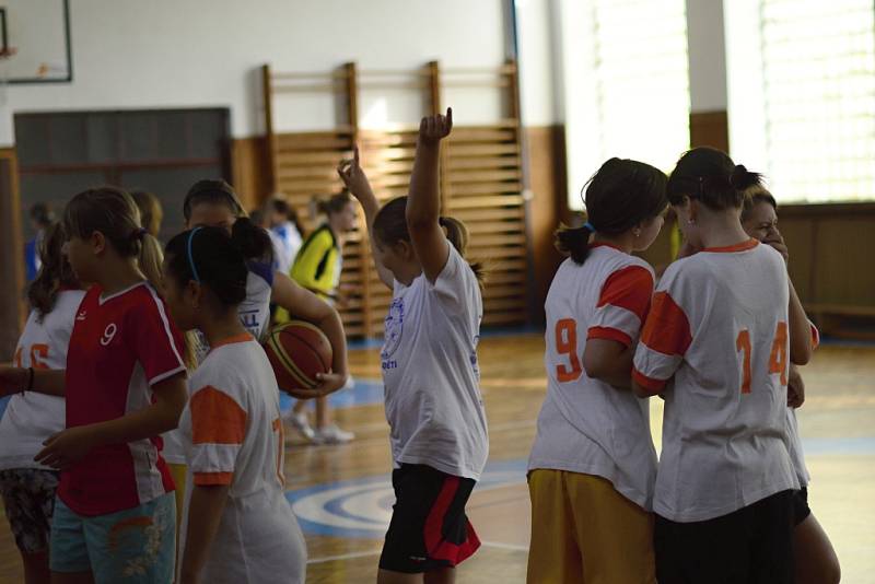 Kolínské sportovní dny - basket, dívky 6. - 7. třída.