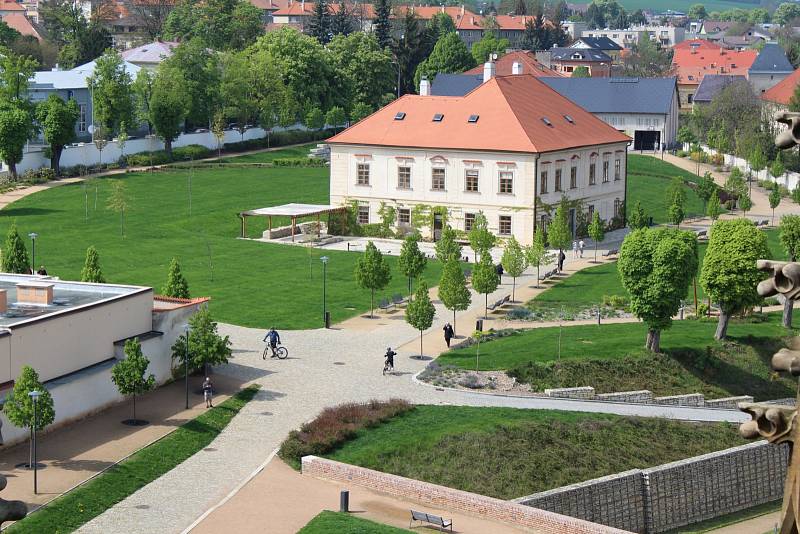 Výstup na ochozy chrámu sv. Barbory v Kutné Hoře.