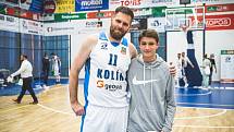 Z basketbalového utkání o třetí místo Kooperativa NBL Kolín - Brno (90:89)