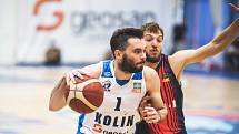 Z basketbalového utkání o třetí místo Kooperativa NBL Kolín - Brno (90:89)