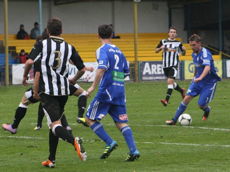 Z utkání FK Kolín - Strakonice (3:1).