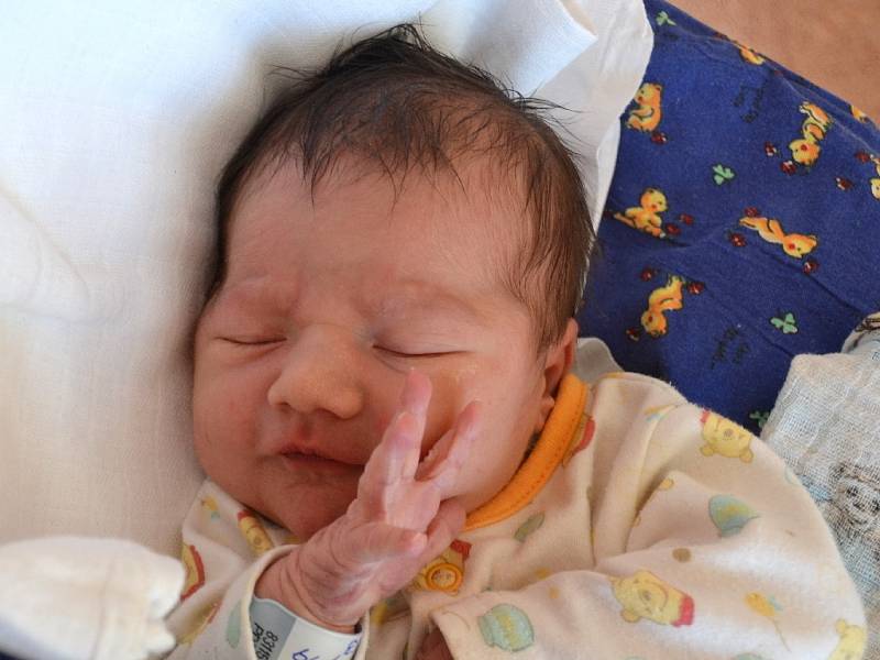Ondřej Volný se narodil 12. března 2014 s mírami 53 centimetry a 3450 gramů. Maminka Petra a tatínek Jirka si ho odvezli do Lošan za dvouapůlletým Adámkem.
