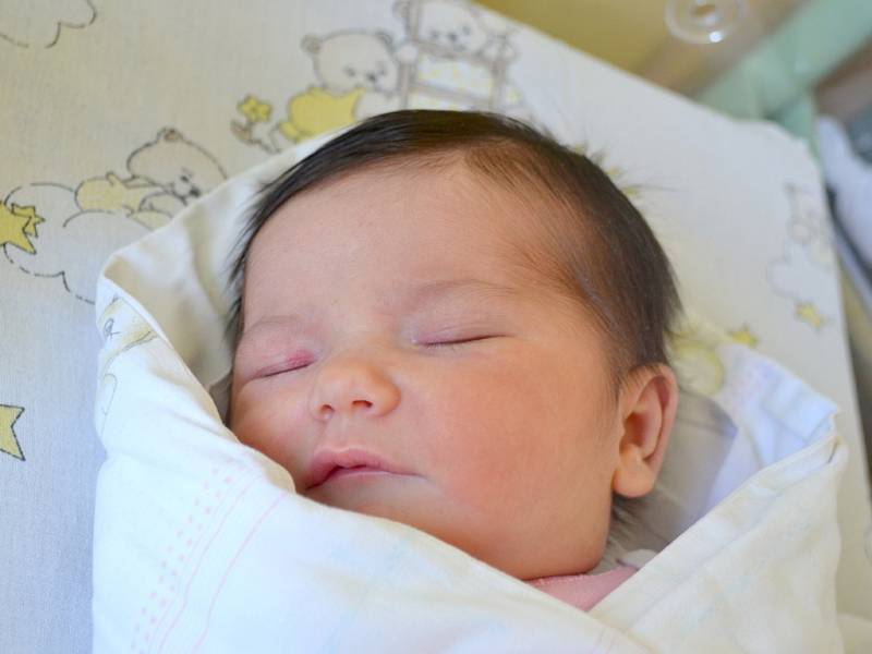 Alžběta Svobodová se narodila 5. září 2013, vážila 3600 gramů, měřila 51 centimetr. Maminka Magdalena a tatínek Martin si ji odvezou domů do Uhlířských Janovic.