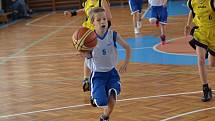 Mladí basketbalisté Kolína (U11) porazili dvakrát s přehledem Benešov B.