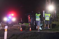 Tragická nehoda Fabie a motocyklu Suzuki ve čtvrtek 14. září 2023.