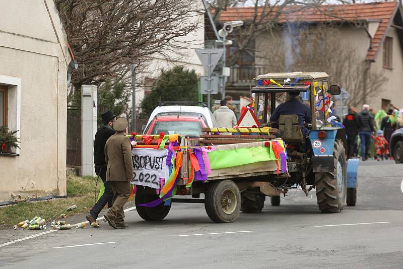 Masopust v Toušicích.