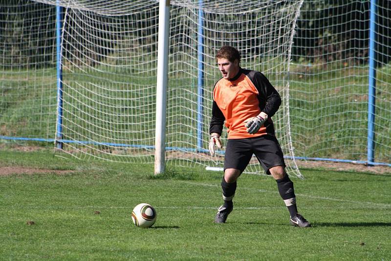 Z utkání staršího dorostu U 19 FK Kolín - AFK Chrudim (0:7).