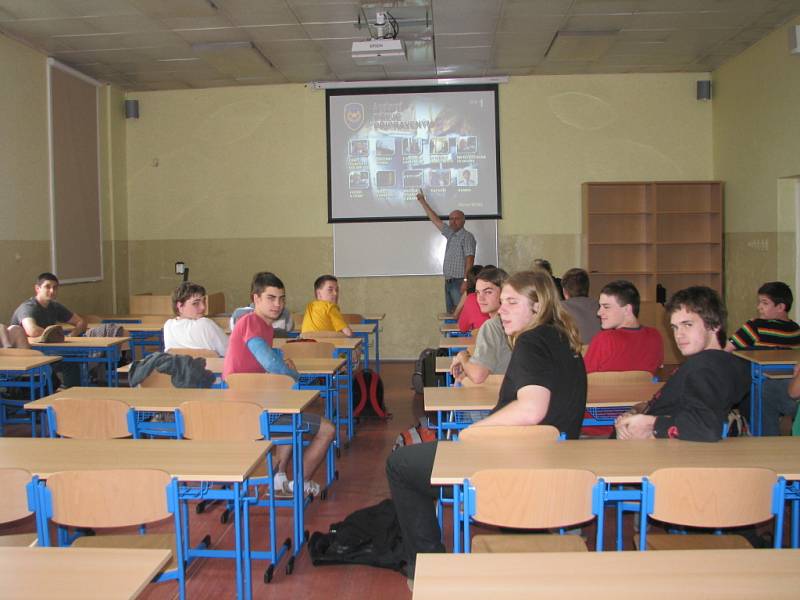 Nová multimediální třída na kolínské průmyslovce.