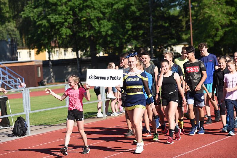 Ze zahájení Kolínských sportovních dnů základních škol 2019.