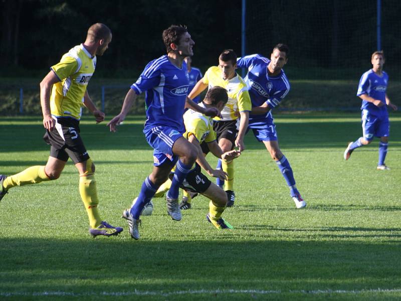 Z utkání FK Kolín - Domažlice (1:3).