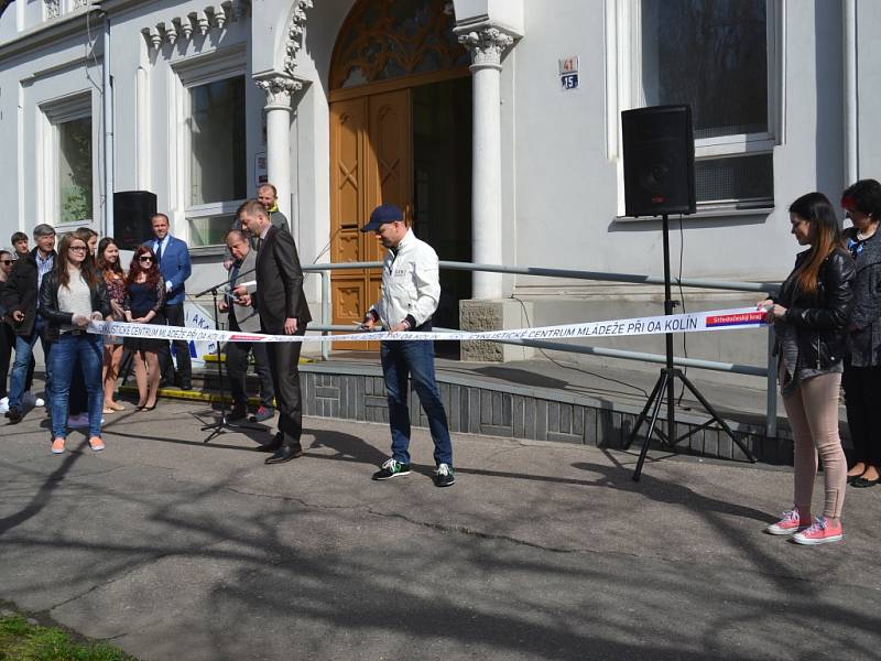 První cyklovyjížďka a slavnostní zahájení provozu Cyklistického centra v Kolíně