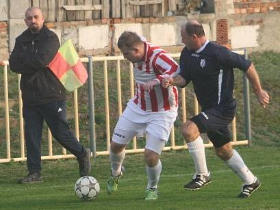 Z utkání Býchory - Dobré Pole (1:0).