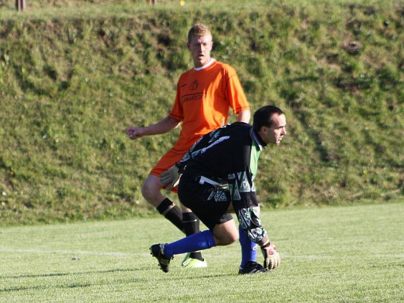 Z utkání Libodřice - Velký Osek (6:2).