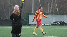 Z utkání kosteleckého turnaje Kouřim - Louňovice (2:3).