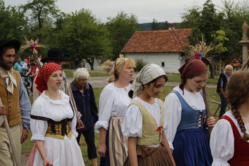 Dožínky v kouřimském skanzenu