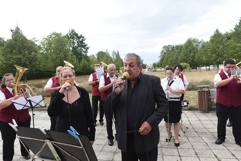 Pohřeb kapelníka Suchdolanky Josefa Košaty