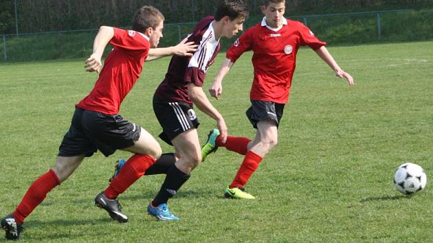 Z utkání FK Kolín U17 - Chrudim (0:1).