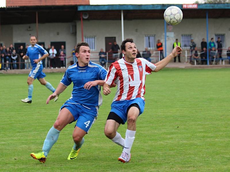 Z utkání Liblice - Tuchoraz (3:0).