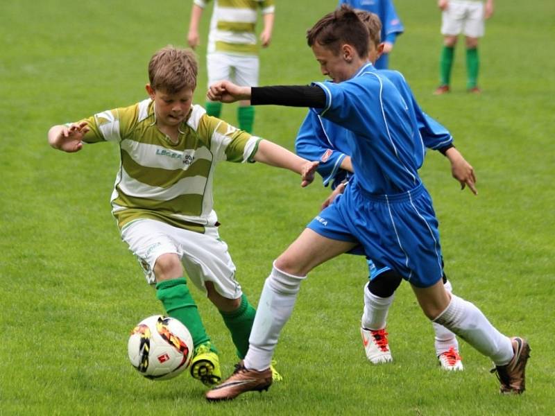 Z utkání OP starších žáků Zásmuky - Tuchoraz (5:2).