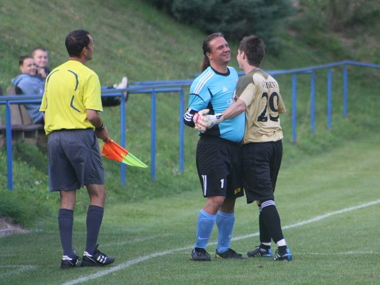 Z utkání Polepy - Říčany (4:1).