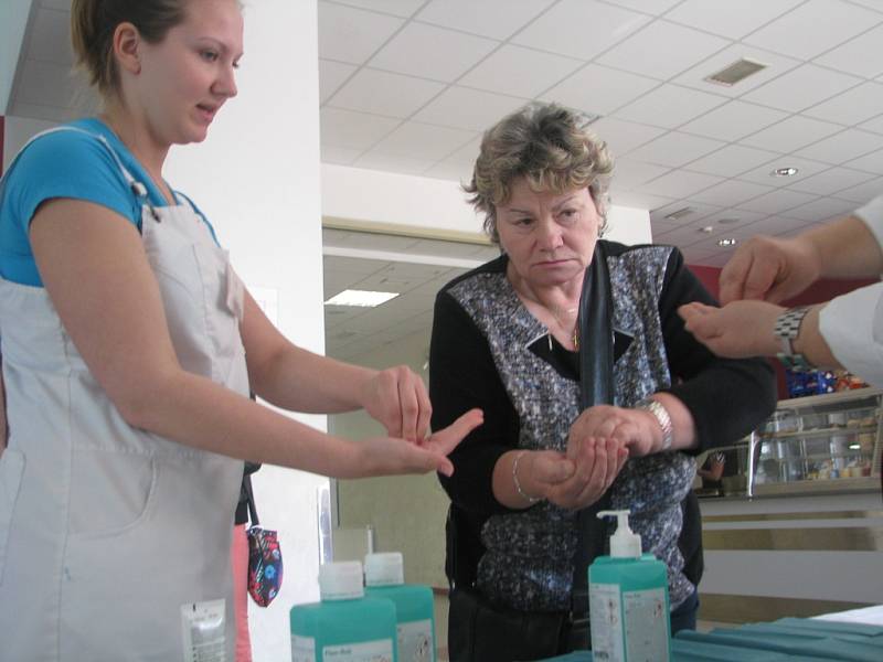 Světový den hygieny rukou v Oblastní nemocnici Kolín